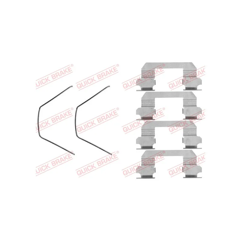 Kit d'accessoires, plaquette de frein à disque QUICK BRAKE 109-1789