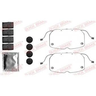 Kit d'accessoires, plaquette de frein à disque QUICK BRAKE 109-1792