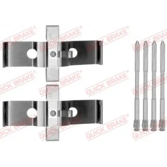 Kit d'accessoires, plaquette de frein à disque QUICK BRAKE 109-1796