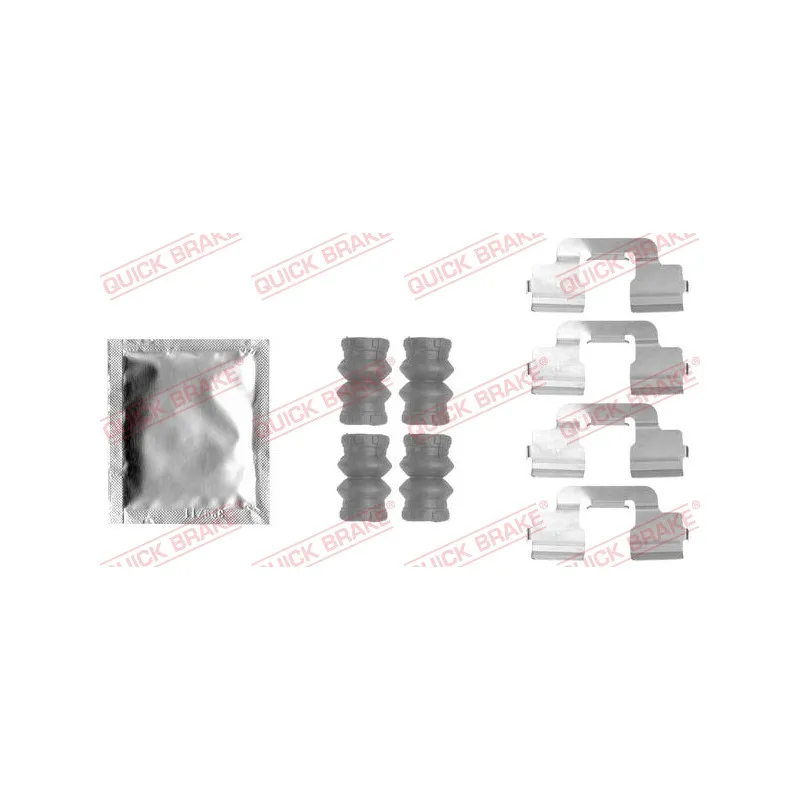 Kit d'accessoires, plaquette de frein à disque QUICK BRAKE 109-1797