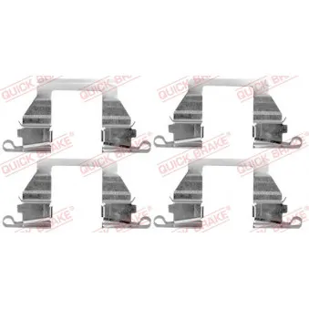 Kit d'accessoires, plaquette de frein à disque QUICK BRAKE 109-1800
