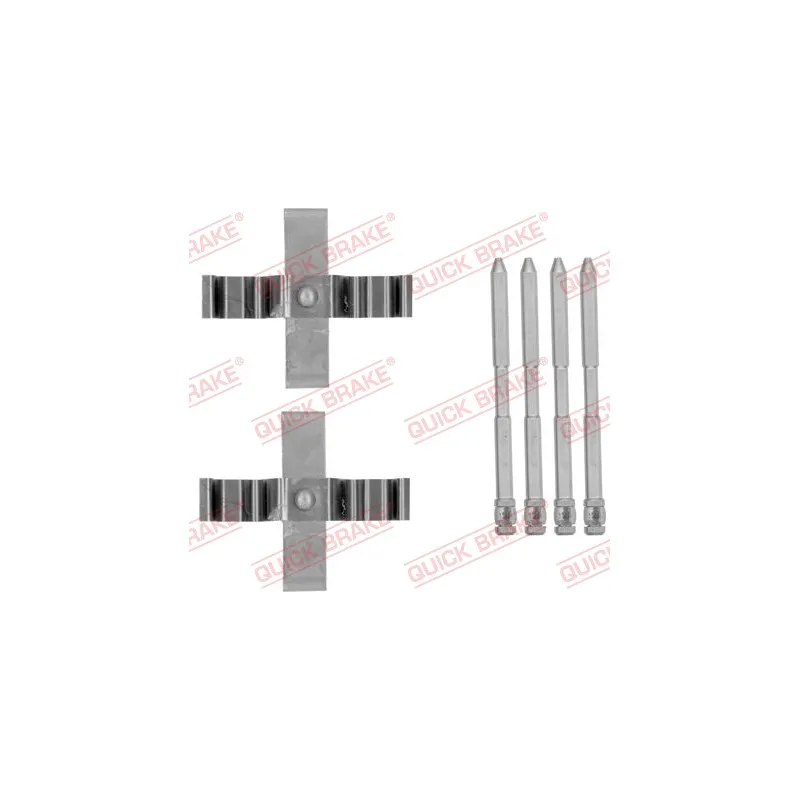 Kit d'accessoires, plaquette de frein à disque QUICK BRAKE 109-1801