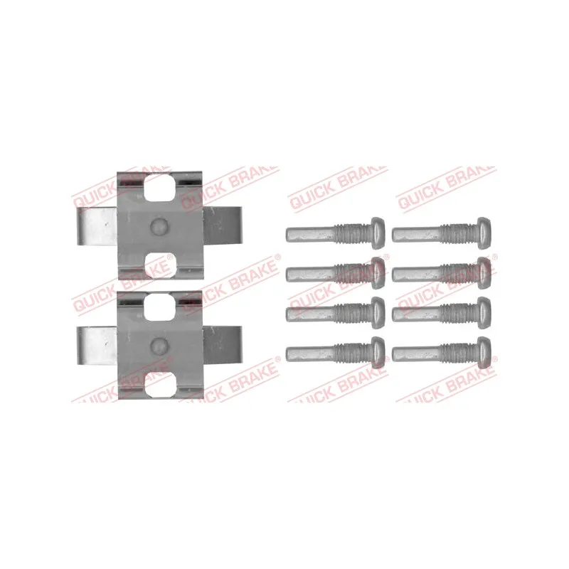 Kit d'accessoires, plaquette de frein à disque QUICK BRAKE 109-1802