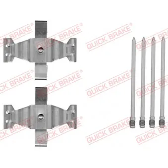 Kit d'accessoires, plaquette de frein à disque QUICK BRAKE 109-1804