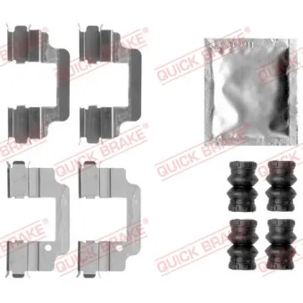 Kit d'accessoires, plaquette de frein à disque QUICK BRAKE 109-1806