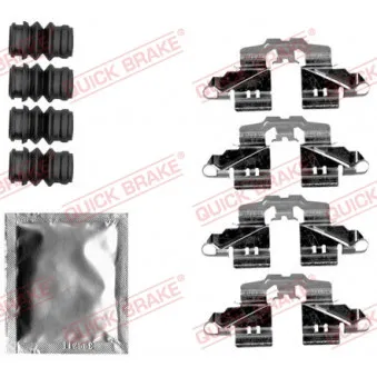 Kit d'accessoires, plaquette de frein à disque QUICK BRAKE 109-1808