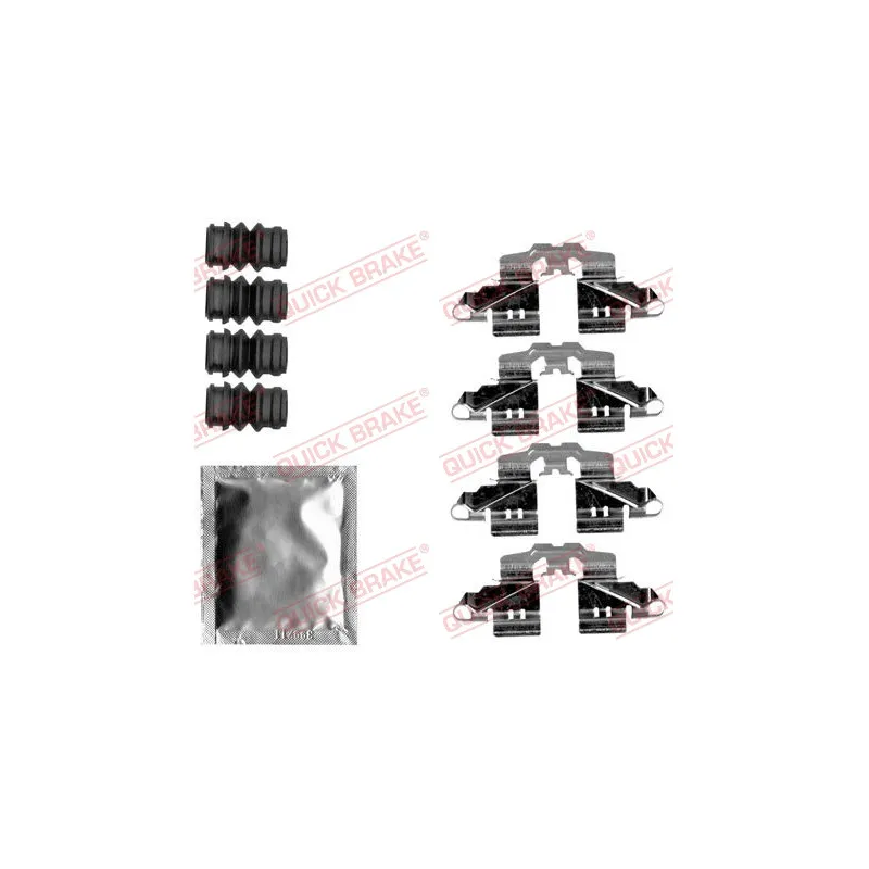 Kit d'accessoires, plaquette de frein à disque QUICK BRAKE 109-1808
