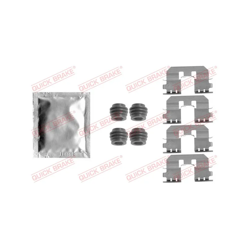 Kit d'accessoires, plaquette de frein à disque QUICK BRAKE 109-1810