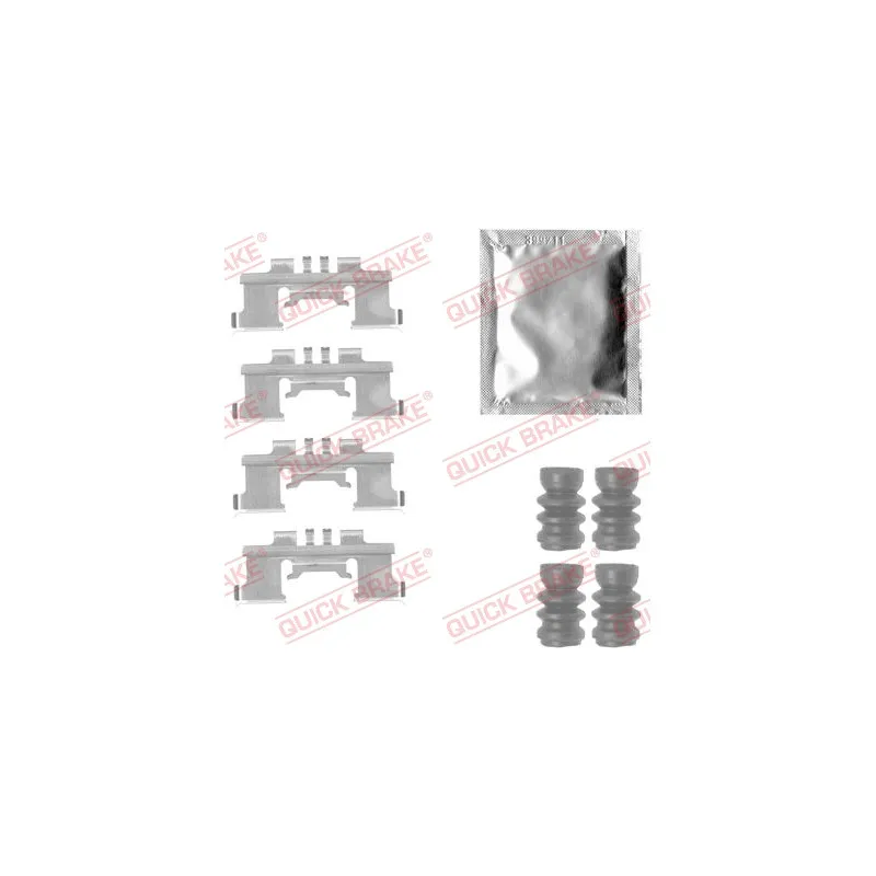 Kit d'accessoires, plaquette de frein à disque QUICK BRAKE 109-1812