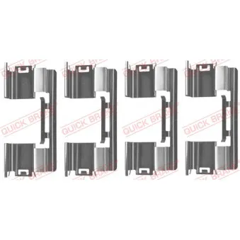 Kit d'accessoires, plaquette de frein à disque QUICK BRAKE 109-1813