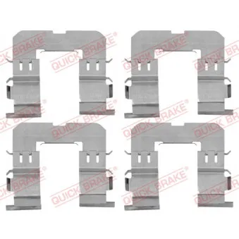Kit d'accessoires, plaquette de frein à disque QUICK BRAKE 109-1816