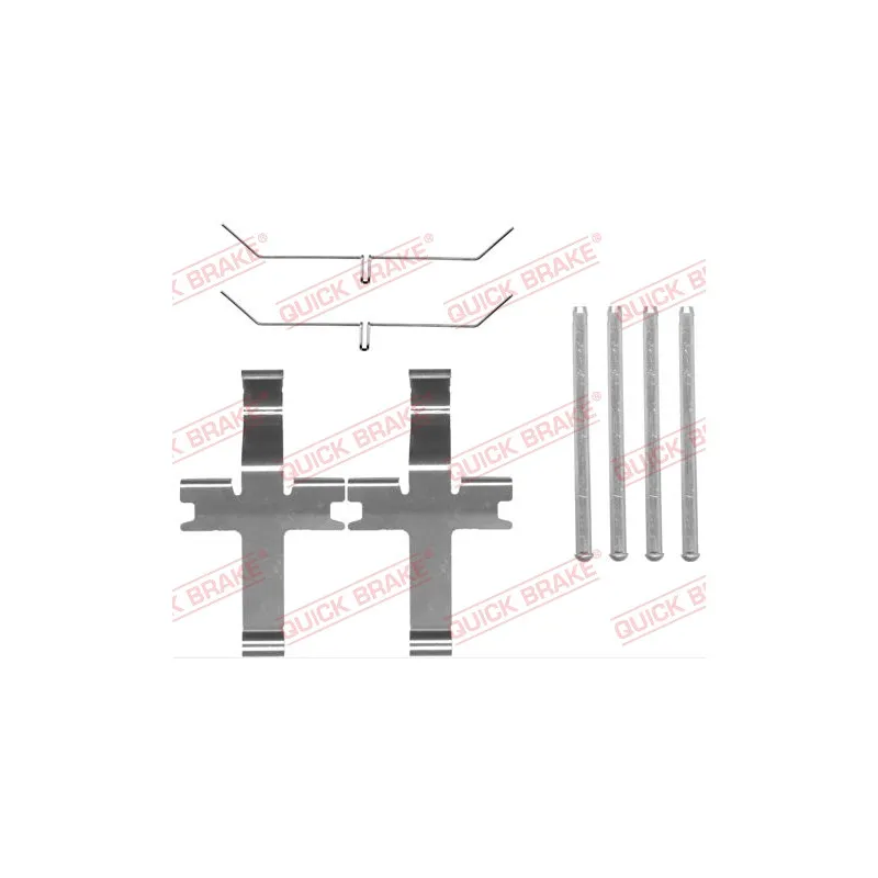 Kit d'accessoires, plaquette de frein à disque QUICK BRAKE 109-1819