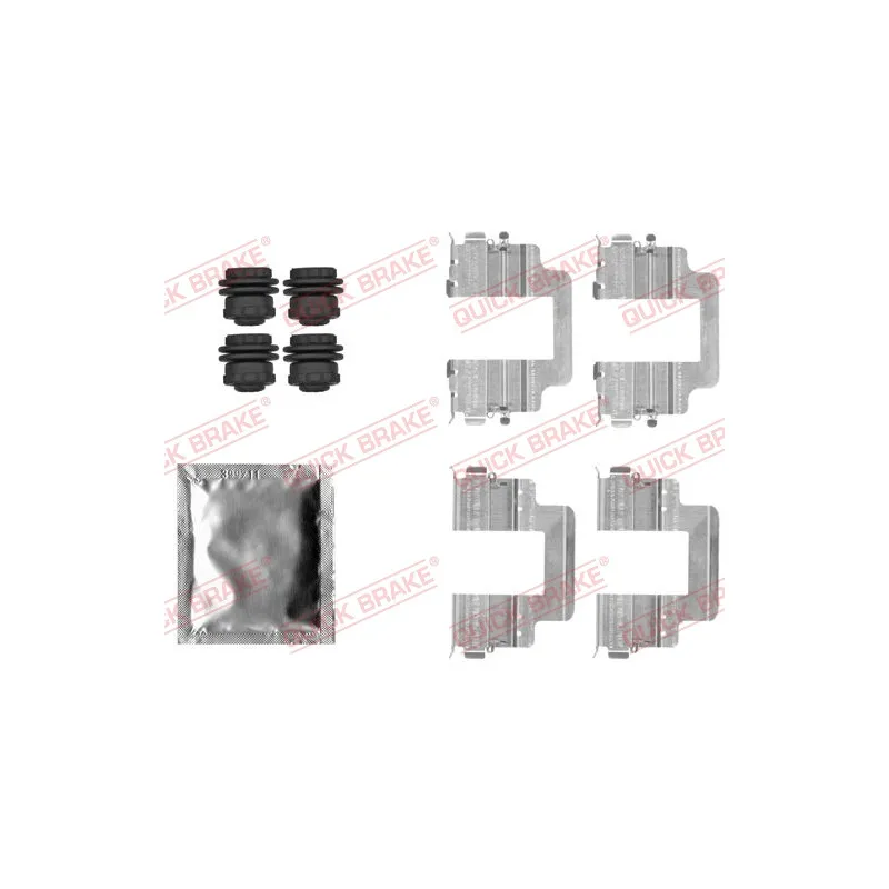 Kit d'accessoires, plaquette de frein à disque QUICK BRAKE 109-1822