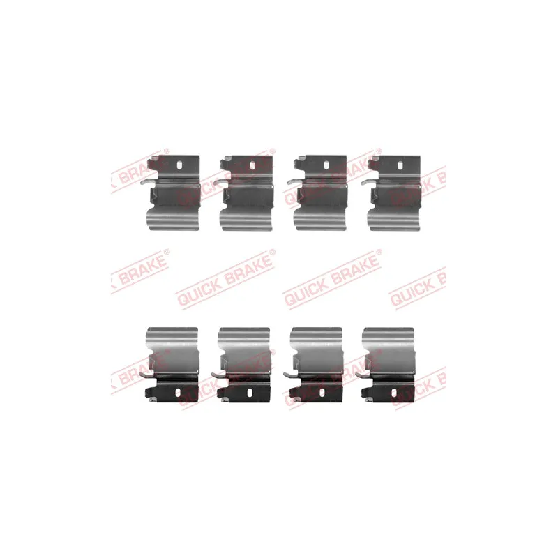 Kit d'accessoires, plaquette de frein à disque QUICK BRAKE 109-1823