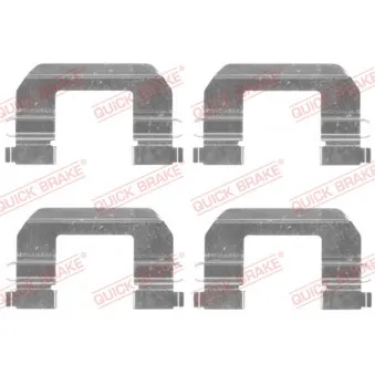 Kit d'accessoires, plaquette de frein à disque QUICK BRAKE 109-1825