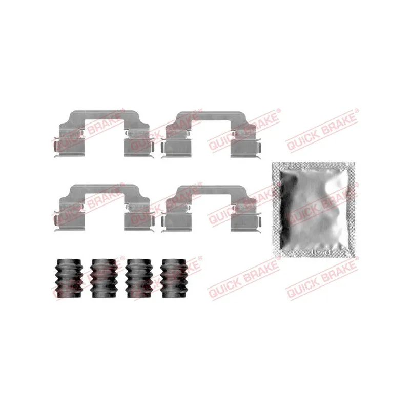 Kit d'accessoires, plaquette de frein à disque QUICK BRAKE 109-1826