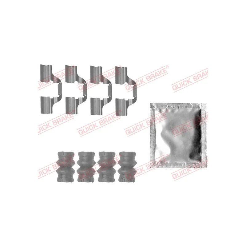 Kit d'accessoires, plaquette de frein à disque QUICK BRAKE 109-1827