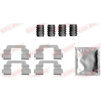 Kit d'accessoires, plaquette de frein à disque QUICK BRAKE 109-1828
