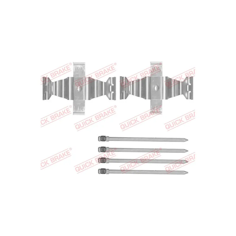 Kit d'accessoires, plaquette de frein à disque QUICK BRAKE 109-1829