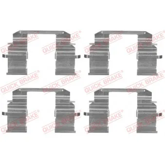 Kit d'accessoires, plaquette de frein à disque QUICK BRAKE 109-1833