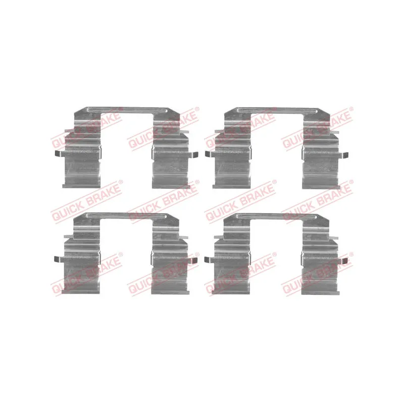 Kit d'accessoires, plaquette de frein à disque QUICK BRAKE 109-1833