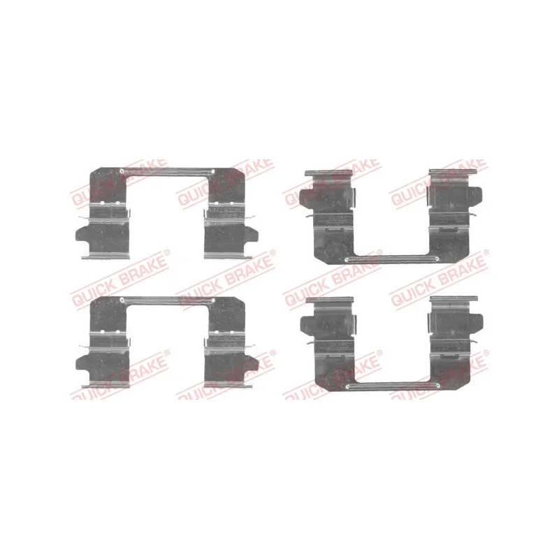 Kit d'accessoires, plaquette de frein à disque QUICK BRAKE 109-1834