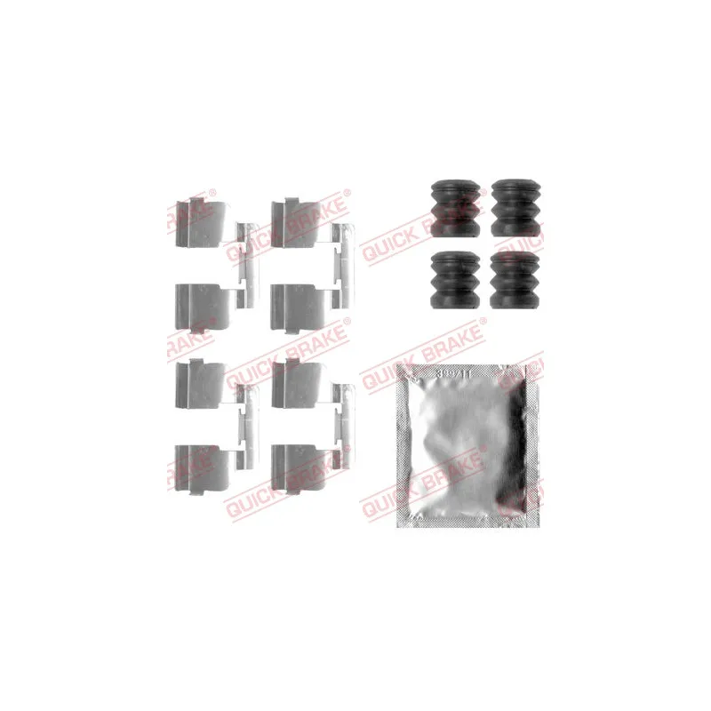 Kit d'accessoires, plaquette de frein à disque QUICK BRAKE 109-1835