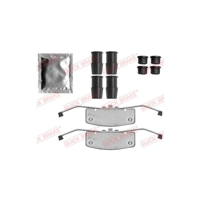 Kit d'accessoires, plaquette de frein à disque QUICK BRAKE 109-1837