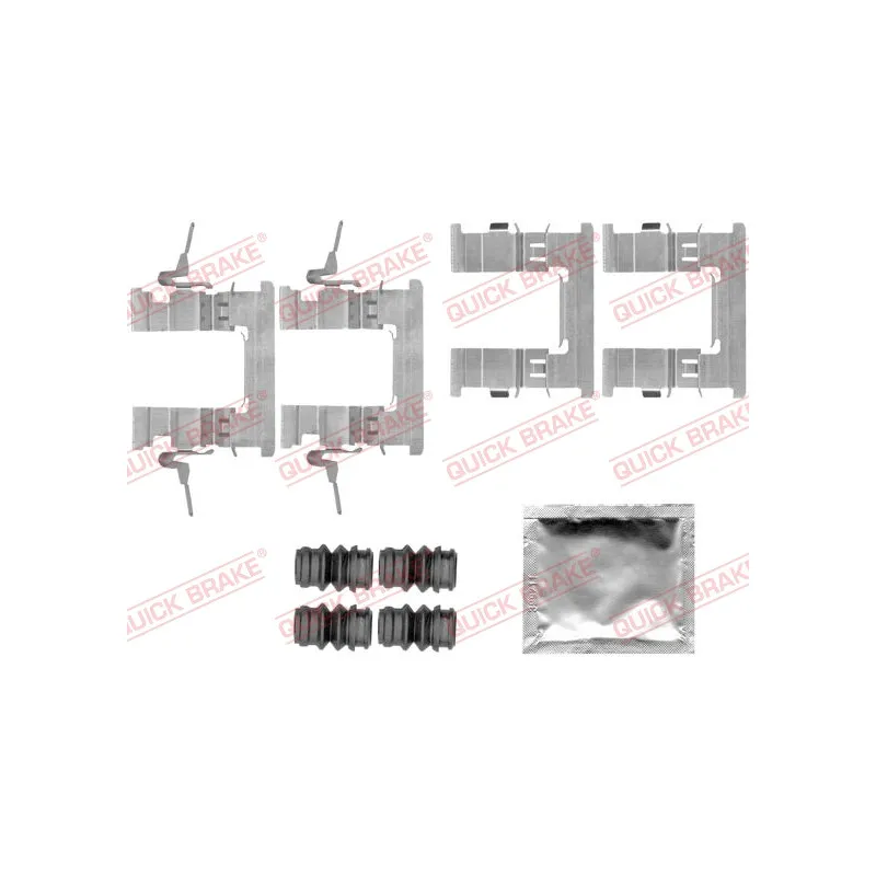 Kit d'accessoires, plaquette de frein à disque QUICK BRAKE 109-1842