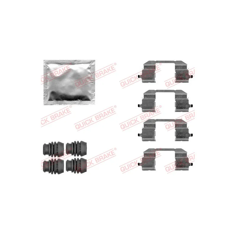 Kit d'accessoires, plaquette de frein à disque QUICK BRAKE 109-1844