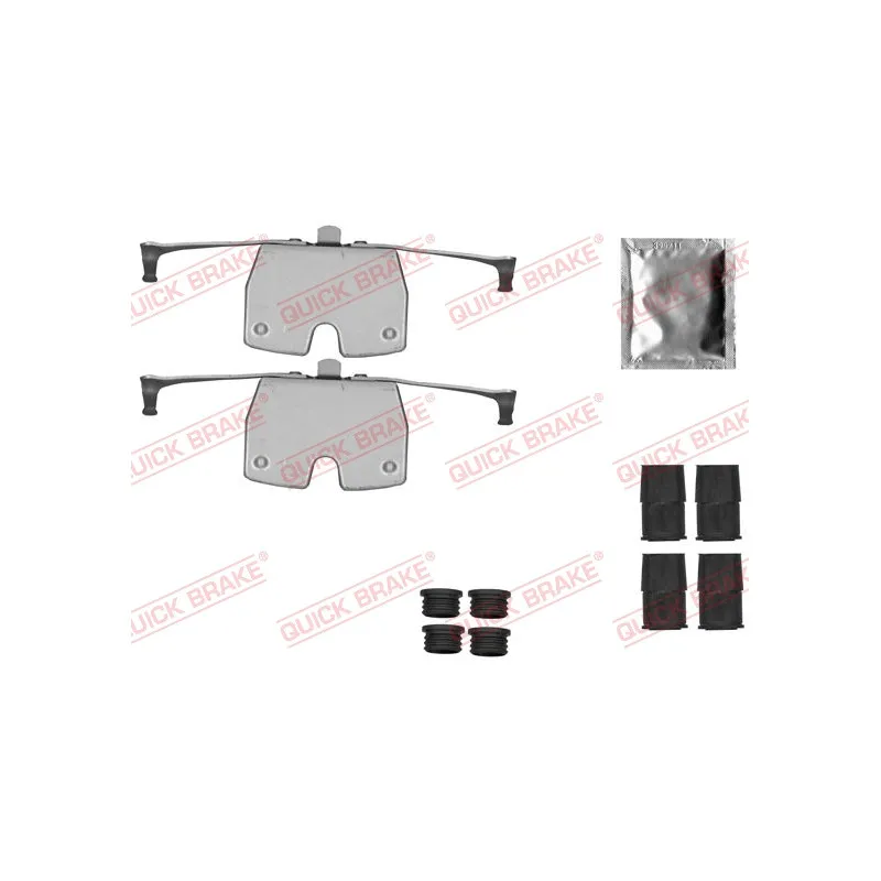 Kit d'accessoires, plaquette de frein à disque QUICK BRAKE 109-1851