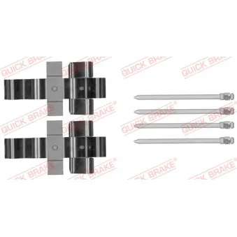 Kit d'accessoires, plaquette de frein à disque QUICK BRAKE 109-1852