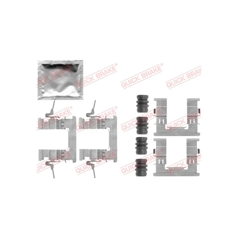 Kit d'accessoires, plaquette de frein à disque QUICK BRAKE 109-1853