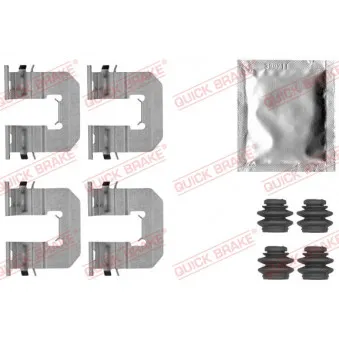 Kit d'accessoires, plaquette de frein à disque QUICK BRAKE 109-1856