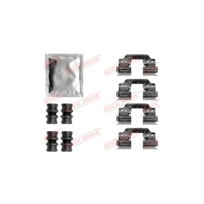 Kit d'accessoires, plaquette de frein à disque QUICK BRAKE 109-1858