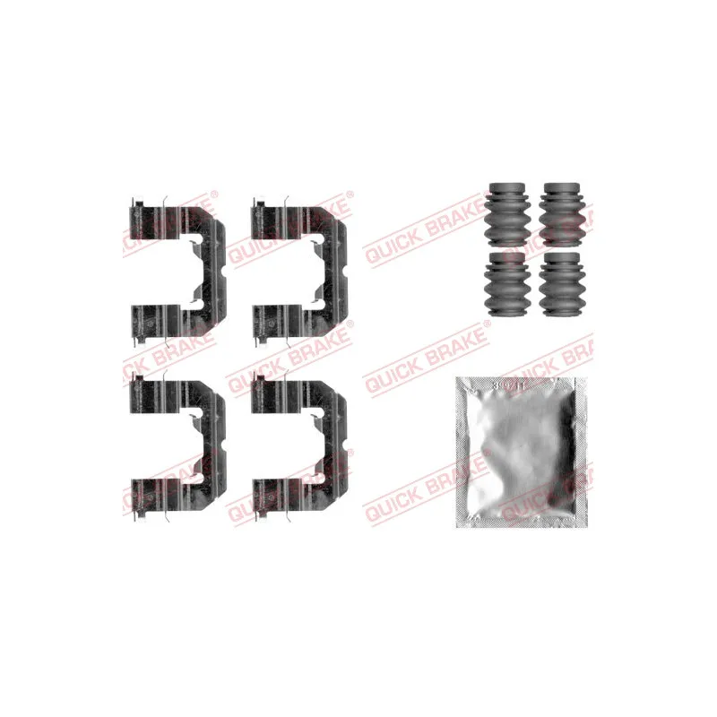 Kit d'accessoires, plaquette de frein à disque QUICK BRAKE 109-1859