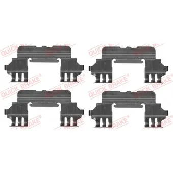 Kit d'accessoires, plaquette de frein à disque QUICK BRAKE