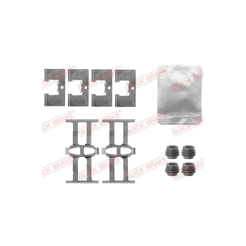 Kit d'accessoires, plaquette de frein à disque QUICK BRAKE 109-1863