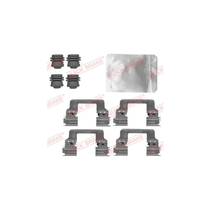 Kit d'accessoires, plaquette de frein à disque QUICK BRAKE 109-1867