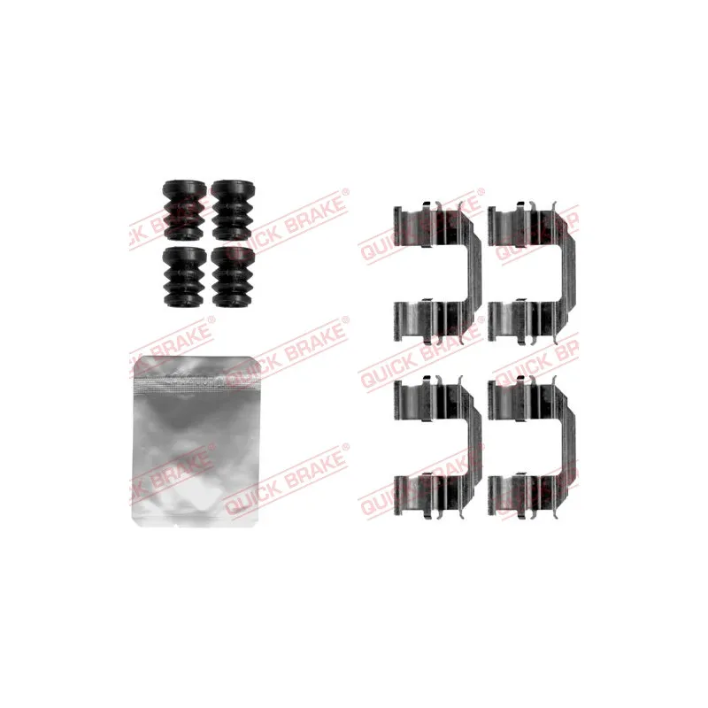 Kit d'accessoires, plaquette de frein à disque QUICK BRAKE 109-1870