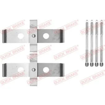 Kit d'accessoires, plaquette de frein à disque QUICK BRAKE 109-1876