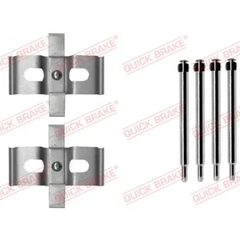 Kit d'accessoires, plaquette de frein à disque QUICK BRAKE