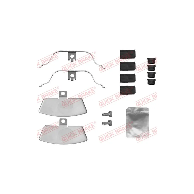 Kit d'accessoires, plaquette de frein à disque QUICK BRAKE 109-1880