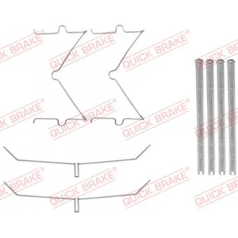 Kit d'accessoires, plaquette de frein à disque QUICK BRAKE 109-1885