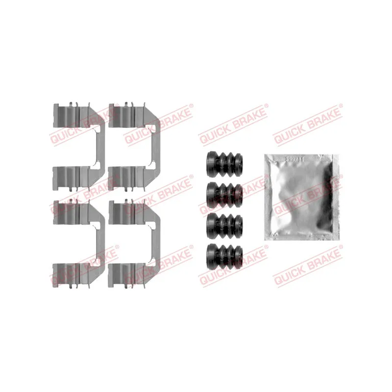 Kit d'accessoires, plaquette de frein à disque QUICK BRAKE 109-1888
