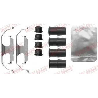 Kit d'accessoires, plaquette de frein à disque QUICK BRAKE 109-1889