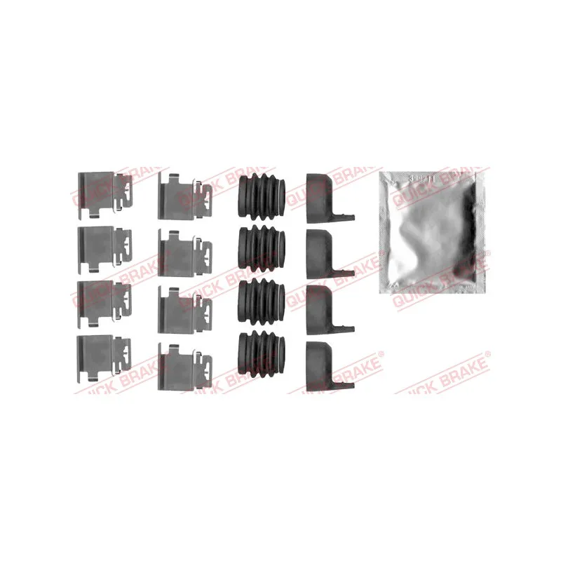 Kit d'accessoires, plaquette de frein à disque QUICK BRAKE 109-1890