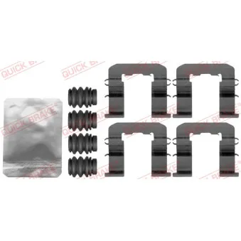 Kit d'accessoires, plaquette de frein à disque QUICK BRAKE 109-1893