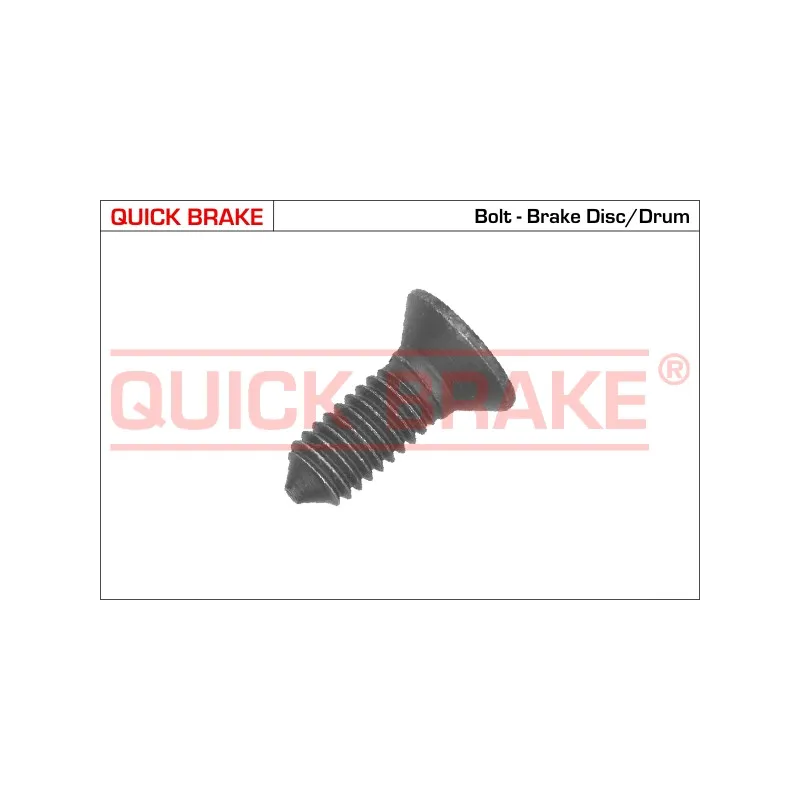 Vis, disque de frein QUICK BRAKE 11667