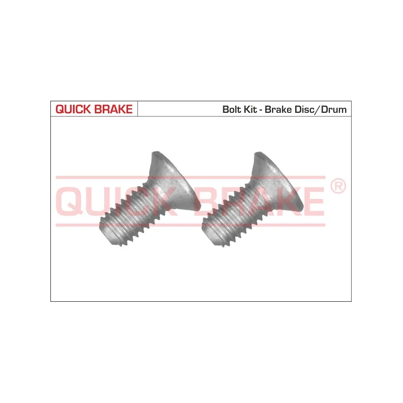 Vis, disque de frein QUICK BRAKE 11671K